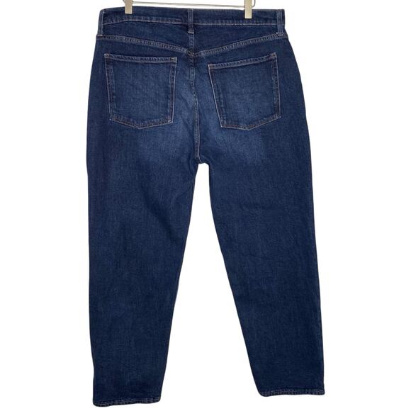 Old Navy Jeans Extra High Rise Sky Hi Straight Leg Button Fly Womens Size 14 - Picture 9 of 14